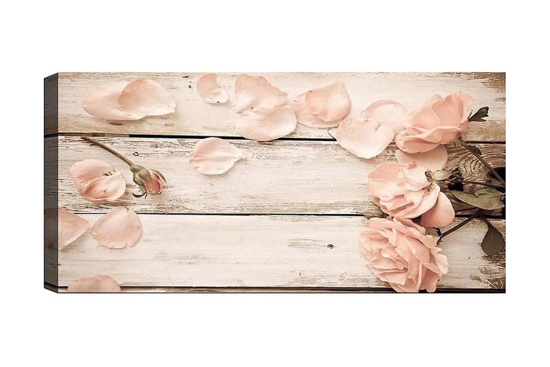 Canvasbillede YTY Floral & Botanical Flerfarvet, 120x50 cm