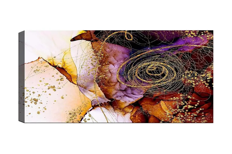 Canvasbillede YTY Floral & Botanical Flerfarvet, 120x50 cm