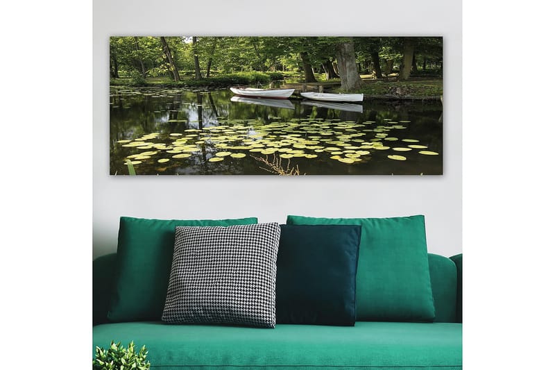 Canvasbillede YTY Floral & Botanical Flerfarvet - 120x50 cm - Boligtilbehør - Billeder & kunst - Billeder på lærred