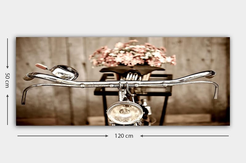 Canvasbillede YTY Floral & Botanical Flerfarvet - 120x50 cm - Boligtilbehør - Billeder & kunst - Billeder på lærred