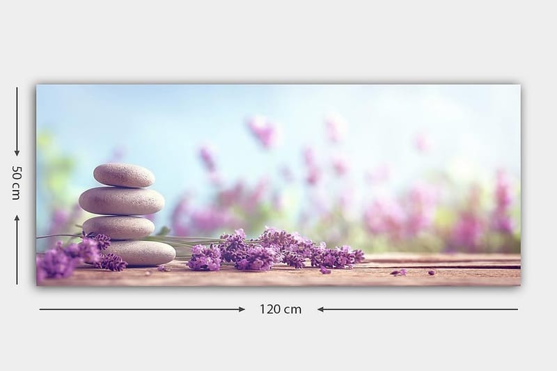 Canvasbillede YTY Floral & Botanical Flerfarvet - 120x50 cm - Boligtilbehør - Billeder & kunst - Billeder på lærred