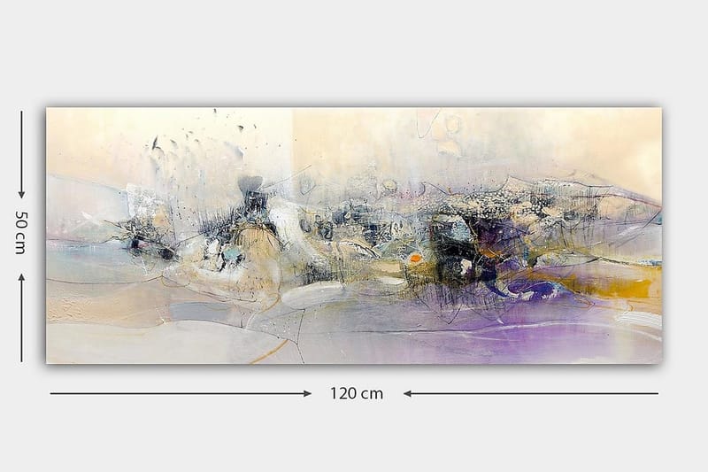 Canvasbillede YTY Floral & Botanical Flerfarvet - 120x50 cm - Boligtilbehør - Billeder & kunst - Billeder på lærred