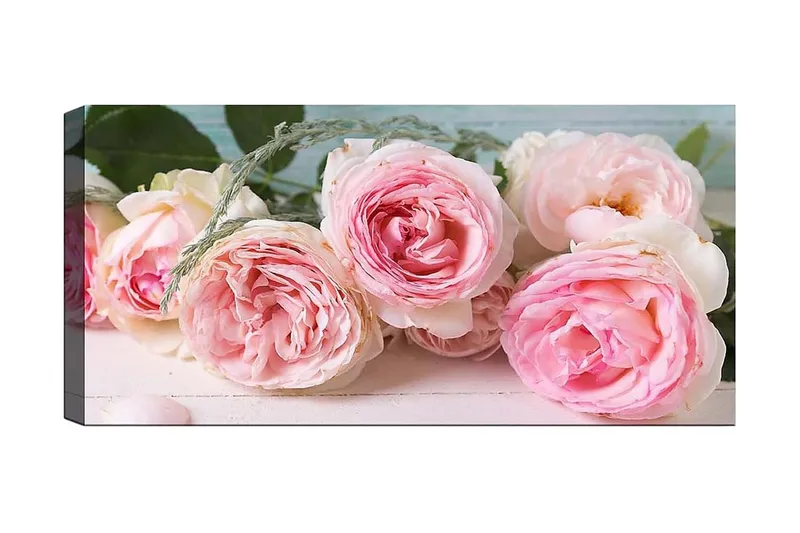 Canvasbillede YTY Floral & Botanical Flerfarvet, 120x50 cm