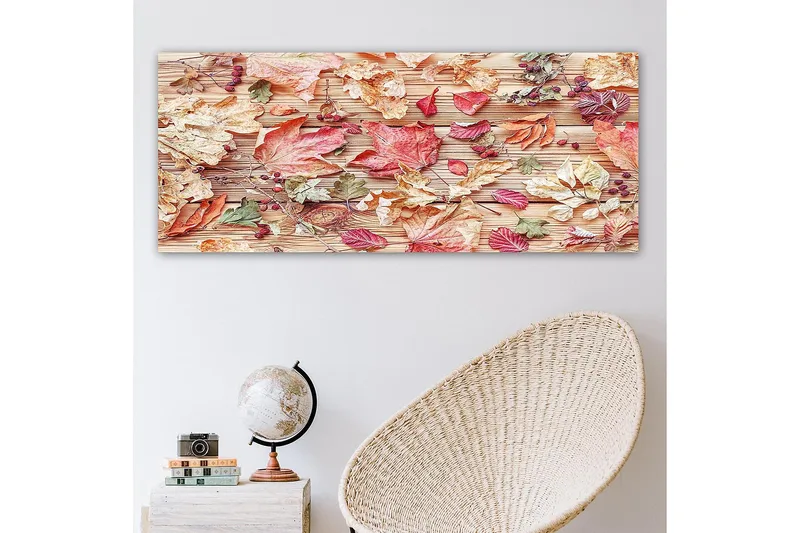 Canvasbillede YTY Floral & Botanical Flerfarvet - 120x50 cm - Boligtilbehør - Billeder & kunst - Billeder på lærred
