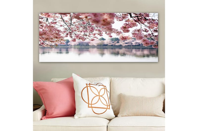 Canvasbillede YTY Floral & Botanical Flerfarvet - 120x50 cm - Boligtilbehør - Billeder & kunst - Billeder på lærred