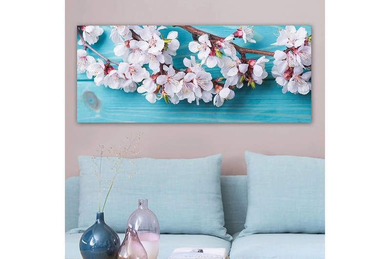 Canvasbillede YTY Floral & Botanical Flerfarvet - 120x50 cm - Boligtilbehør - Billeder & kunst - Billeder på lærred