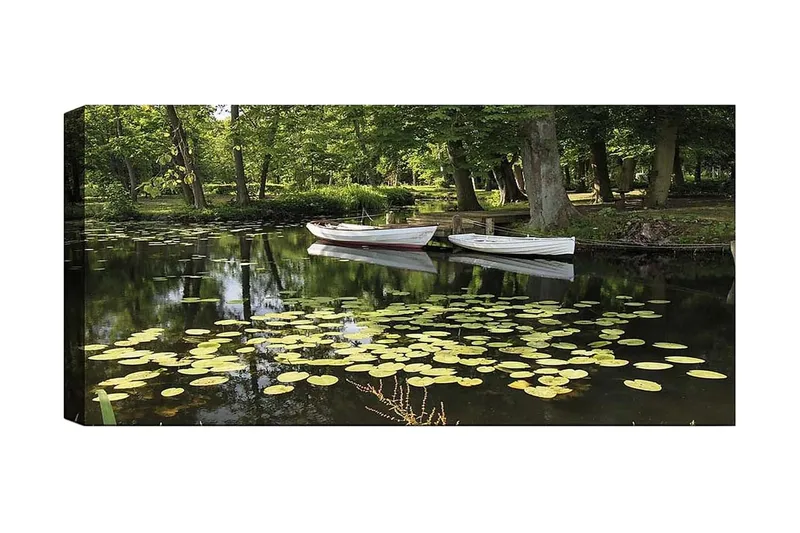 Canvasbillede YTY Floral & Botanical Flerfarvet, 120x50 cm