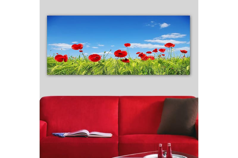 Canvasbillede YTY Floral & Botanical Flerfarvet - 120x50 cm - Boligtilbehør - Billeder & kunst - Billeder på lærred