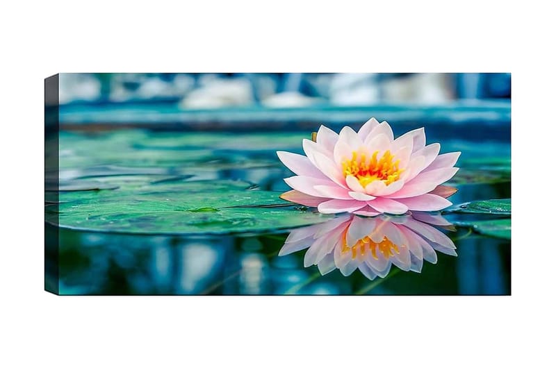 Canvasbillede YTY Floral & Botanical Flerfarvet, 120x50 cm