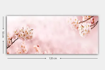 Canvasbillede YTY Floral & Botanical Flerfarvet - 120x50 cm - Boligtilbehør - Billeder & kunst - Billeder på lærred