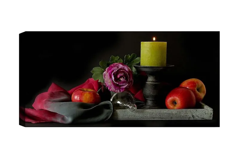 Canvasbillede YTY Floral & Botanical Flerfarvet, 120x50 cm