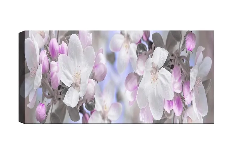 Canvasbillede YTY Floral & Botanical Flerfarvet, 120x50 cm