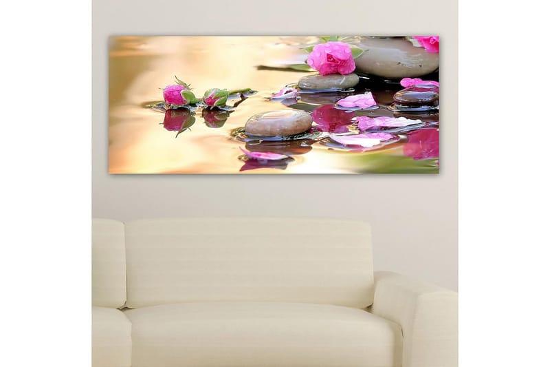 Canvasbillede YTY Floral & Botanical Flerfarvet - 120x50 cm - Boligtilbehør - Billeder & kunst - Billeder på lærred