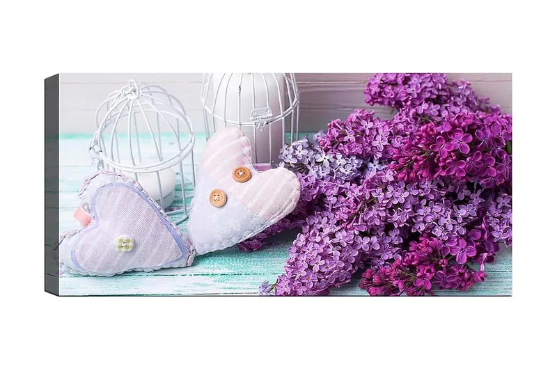 Canvasbillede YTY Floral & Botanical Flerfarvet, 120x50 cm