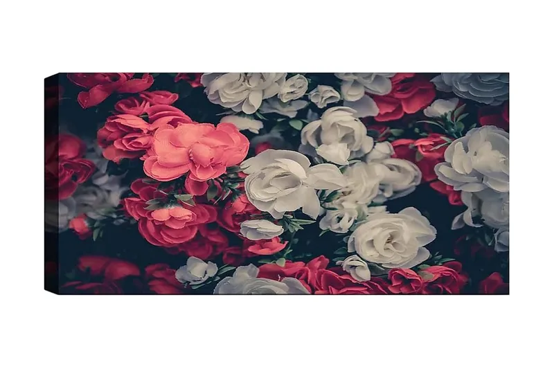 Canvasbillede YTY Floral & Botanical Flerfarvet, 120x50 cm