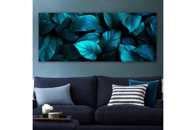 Canvasbillede YTY Floral & Botanical Flerfarvet - 120x50 cm - Boligtilbehør - Billeder & kunst - Billeder på lærred