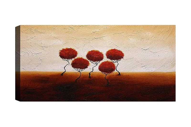 Canvasbillede YTY Floral & Botanical Flerfarvet, 120x50 cm