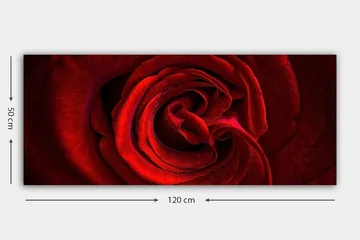 Canvasbillede YTY Floral & Botanical Flerfarvet - 120x50 cm - Boligtilbehør - Billeder & kunst - Billeder på lærred