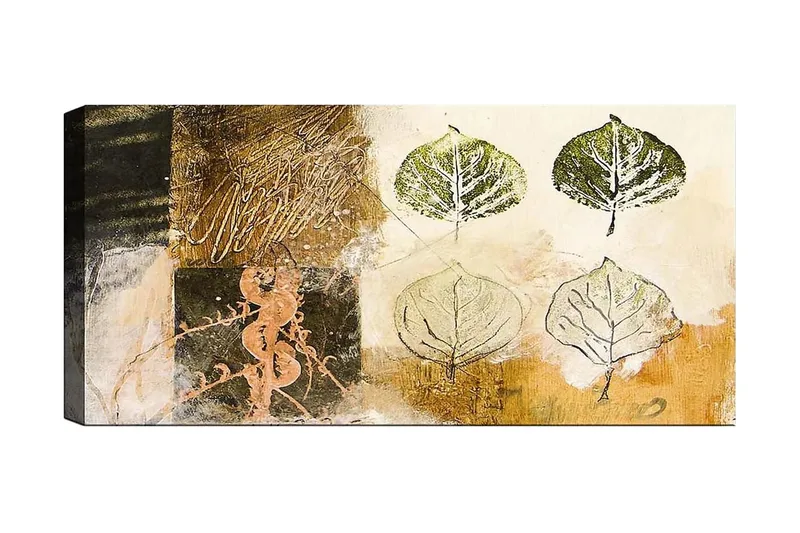 Canvasbillede YTY Floral & Botanical Flerfarvet, 120x50 cm