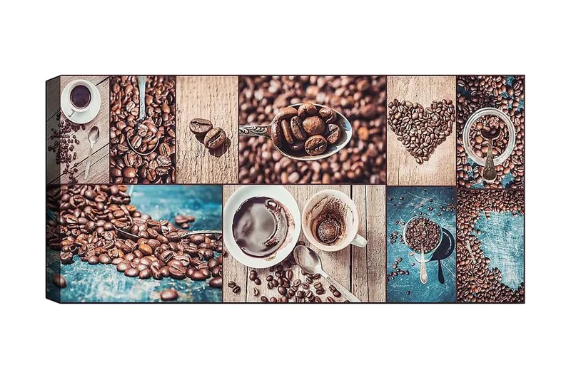 Canvasbillede YTY Food & Beverage Flerfarvet, 120x50 cm