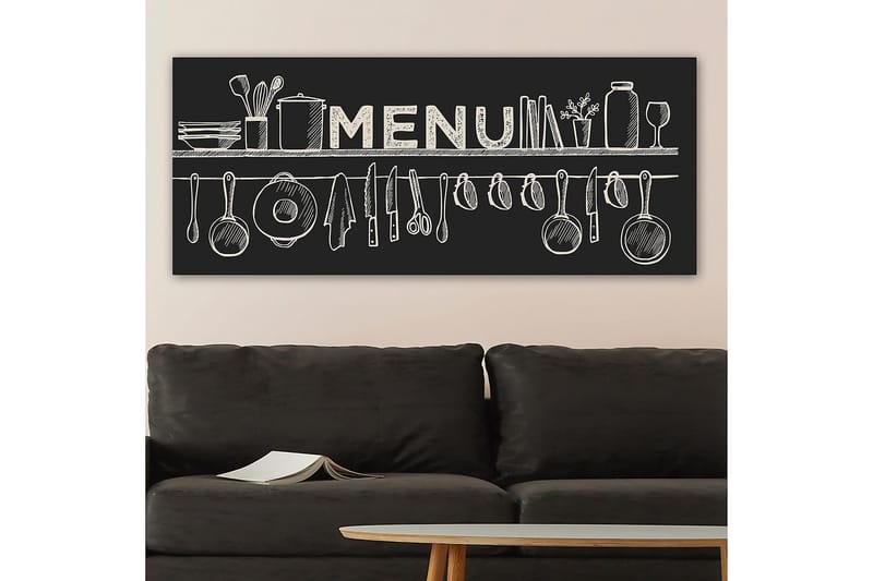 Canvasbillede YTY Food & Beverage Flerfarvet - 120x50 cm - Boligtilbehør - Billeder & kunst - Billeder på lærred