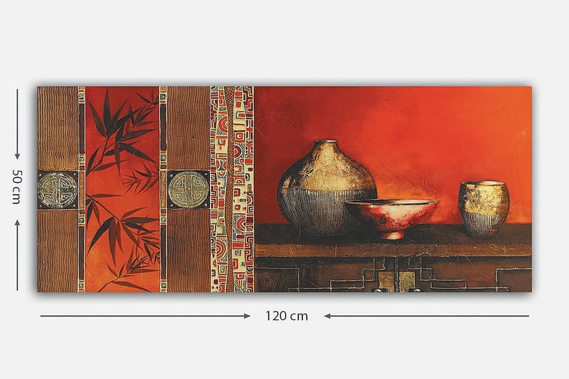 Canvasbillede YTY Food & Beverage Flerfarvet - 120x50 cm - Boligtilbehør - Billeder & kunst - Billeder på lærred