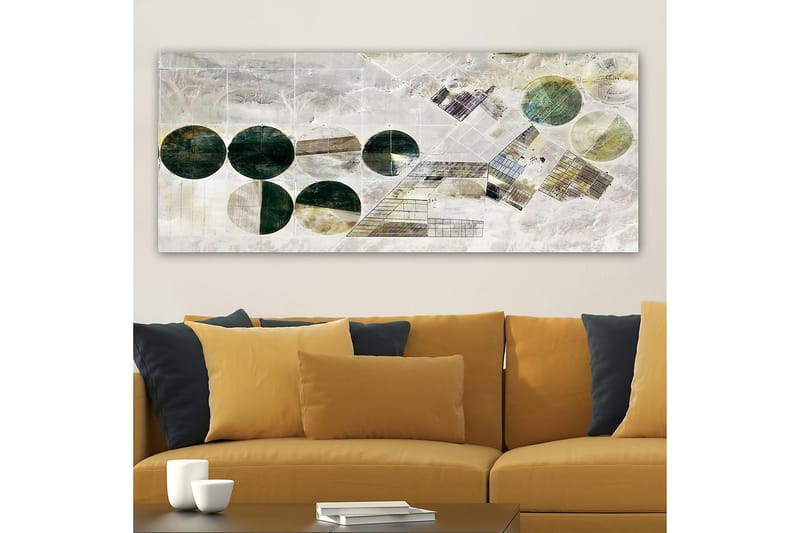 Canvasbillede YTY Geometric Flerfarvet - 120x50 cm - Boligtilbehør - Billeder & kunst - Billeder på lærred