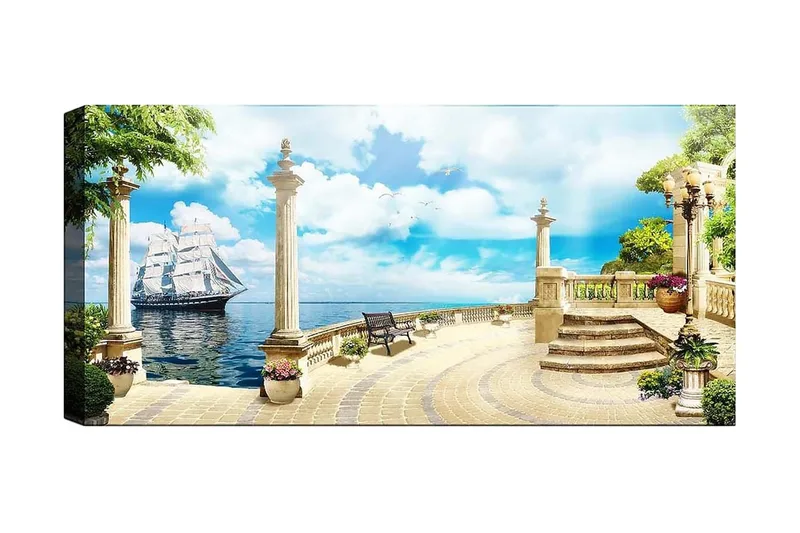 Canvasbillede YTY Landscape & Nature Flerfarvet, 120x50 cm