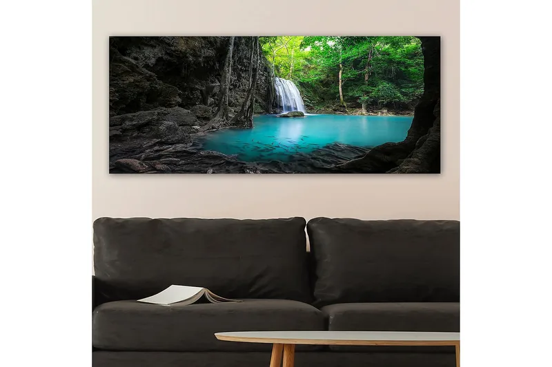 Canvasbillede YTY Landscape & Nature Flerfarvet - 120x50 cm - Boligtilbehør - Billeder & kunst - Billeder på lærred