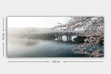 Canvasbillede YTY Landscape & Nature Flerfarvet - 120x50 cm - Boligtilbehør - Billeder & kunst - Billeder på lærred