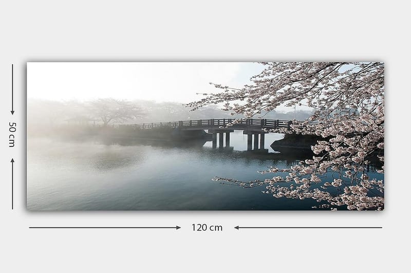 Canvasbillede YTY Landscape & Nature Flerfarvet - 120x50 cm - Boligtilbehør - Billeder & kunst - Billeder på lærred