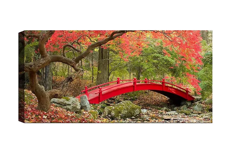 Canvasbillede YTY Landscape & Nature Flerfarvet, 120x50 cm