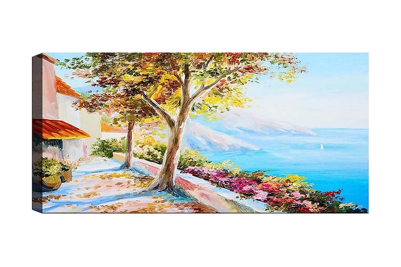 Canvasbillede YTY Landscape & Nature Flerfarvet - 120x50 cm - Boligtilbehør - Billeder & kunst - Billeder på lærred