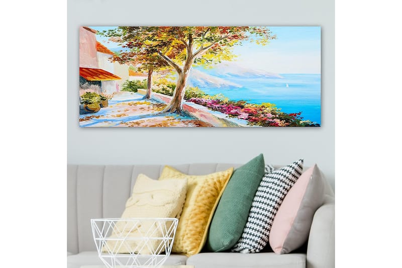 Canvasbillede YTY Landscape & Nature Flerfarvet - 120x50 cm - Boligtilbehør - Billeder & kunst - Billeder på lærred