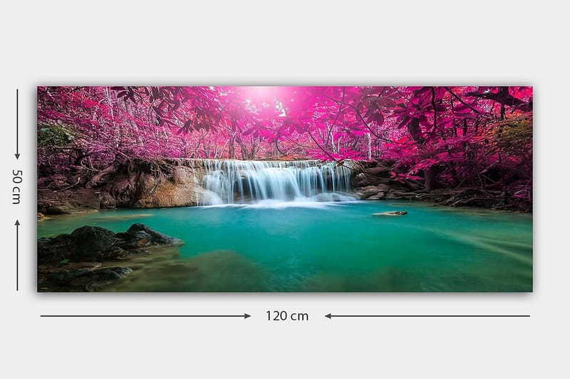 Canvasbillede YTY Landscape & Nature Flerfarvet - 120x50 cm - Boligtilbehør - Billeder & kunst - Billeder på lærred