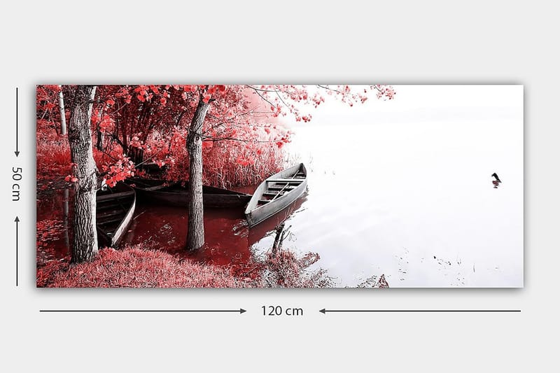 Canvasbillede YTY Landscape & Nature Flerfarvet - 120x50 cm - Boligtilbehør - Billeder & kunst - Billeder på lærred