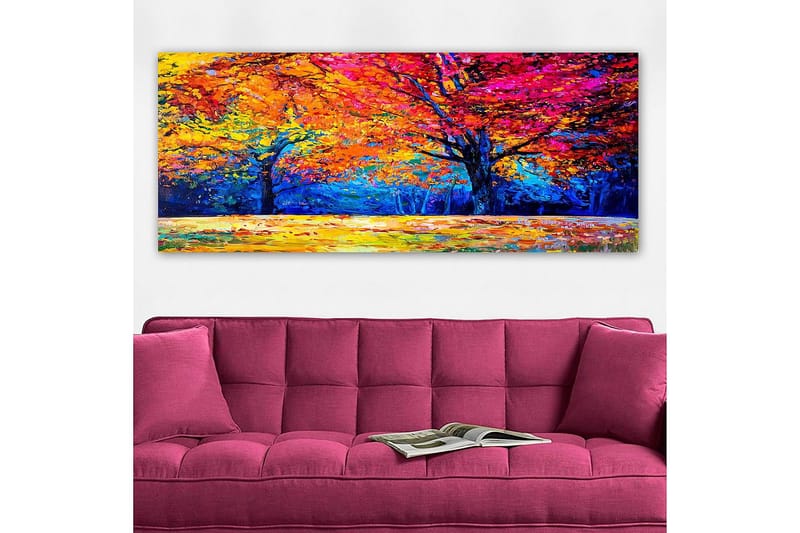 Canvasbillede YTY Landscape & Nature Flerfarvet - 120x50 cm - Boligtilbehør - Billeder & kunst - Billeder på lærred