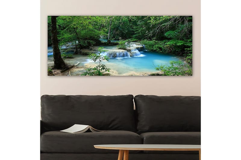 Canvasbillede YTY Landscape & Nature Flerfarvet - 120x50 cm - Boligtilbehør - Billeder & kunst - Billeder på lærred