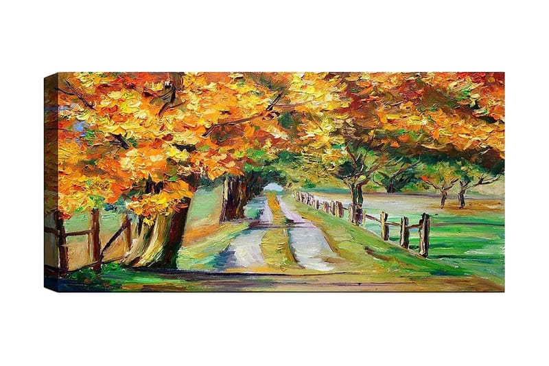 Canvasbillede YTY Landscape & Nature Flerfarvet - 120x50 cm - Boligtilbehør - Billeder & kunst - Billeder på lærred