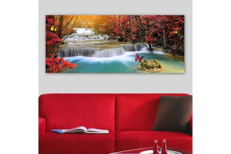 Canvasbillede YTY Landscape & Nature Flerfarvet - 120x50 cm - Boligtilbehør - Billeder & kunst - Billeder på lærred