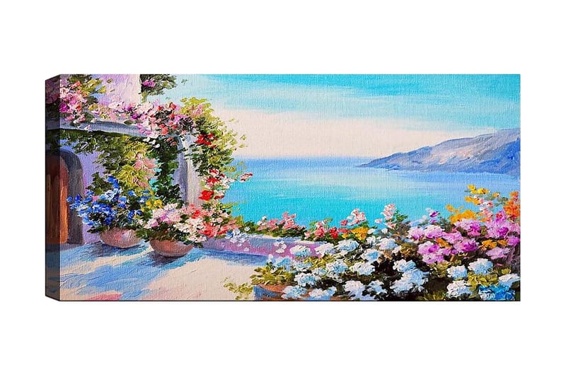 Canvasbillede YTY Landscape & Nature Flerfarvet - 120x50 cm - Boligtilbehør - Billeder & kunst - Billeder på lærred