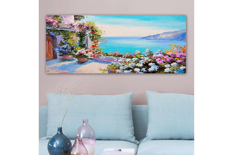 Canvasbillede YTY Landscape & Nature Flerfarvet - 120x50 cm - Boligtilbehør - Billeder & kunst - Billeder på lærred