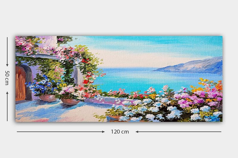 Canvasbillede YTY Landscape & Nature Flerfarvet - 120x50 cm - Boligtilbehør - Billeder & kunst - Billeder på lærred