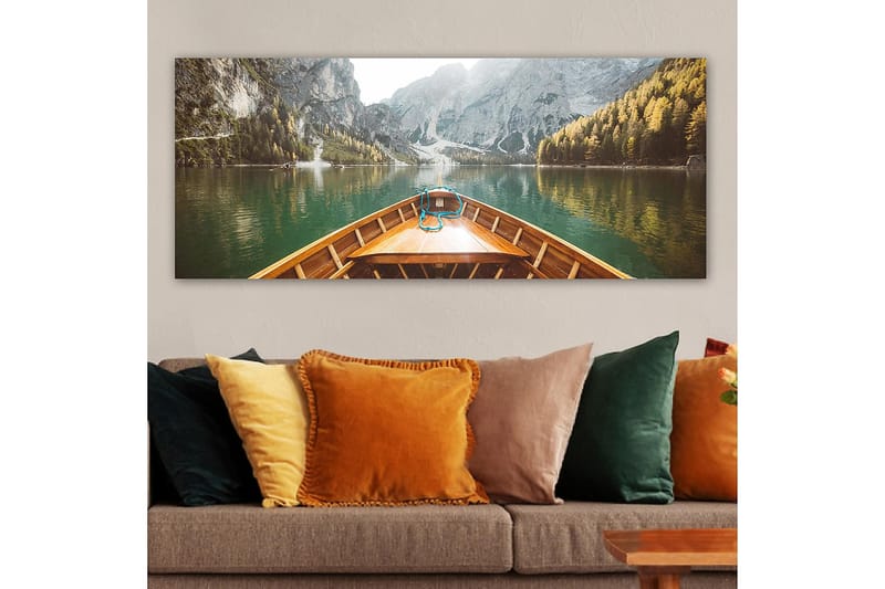Canvasbillede YTY Landscape & Nature Flerfarvet - 120x50 cm - Boligtilbehør - Billeder & kunst - Billeder på lærred