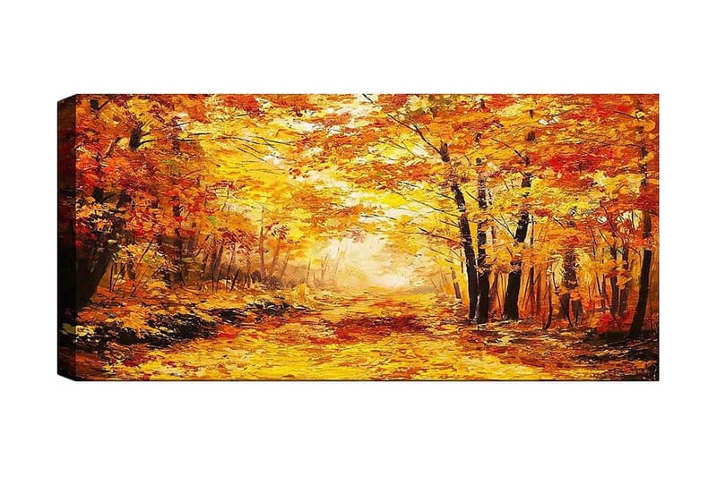 Canvasbillede YTY Landscape & Nature Flerfarvet - 120x50 cm - Boligtilbehør - Billeder & kunst - Billeder på lærred