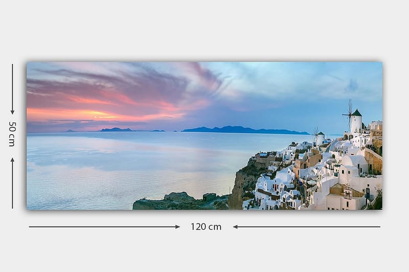 Canvasbillede YTY Landscape & Nature Flerfarvet - 120x50 cm - Boligtilbehør - Billeder & kunst - Billeder på lærred
