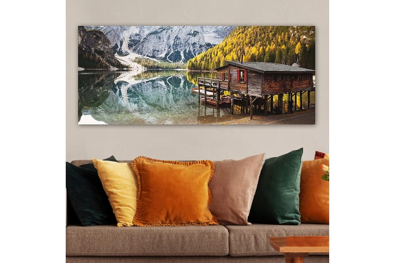 Canvasbillede YTY Landscape & Nature Flerfarvet - 120x50 cm - Boligtilbehør - Billeder & kunst - Billeder på lærred