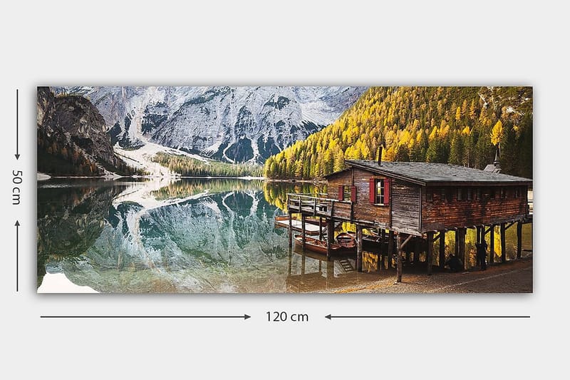 Canvasbillede YTY Landscape & Nature Flerfarvet - 120x50 cm - Boligtilbehør - Billeder & kunst - Billeder på lærred