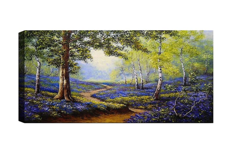 Canvasbillede YTY Landscape & Nature Flerfarvet - 120x50 cm - Boligtilbehør - Billeder & kunst - Billeder på lærred