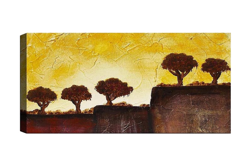 Canvasbillede YTY Landscape & Nature Flerfarvet - 120x50 cm - Boligtilbehør - Billeder & kunst - Billeder på lærred